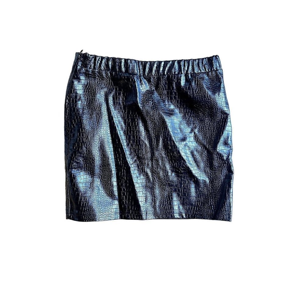 Shein Faux Leather Skirt 10